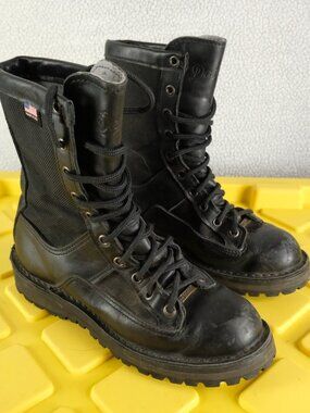 Danner Tacticle Boots Womens 7 Black Lace Up Lightweight Waterproof